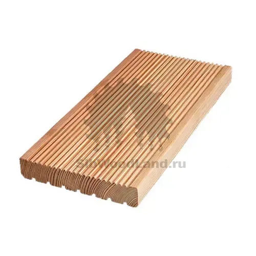Террасная доска 40х100х4000 мм лиственница